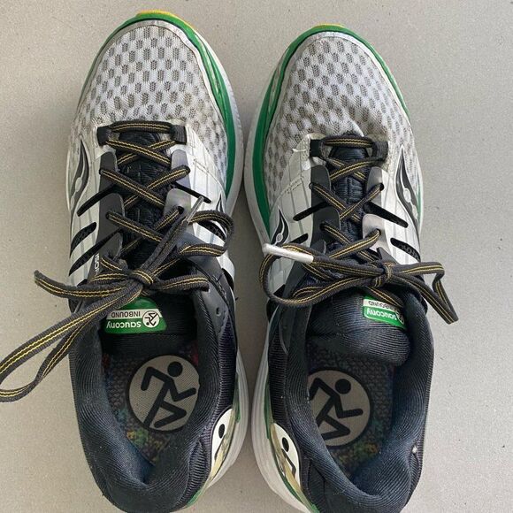 Saucony Special Edition Boston Triumph ISO 2 Green Running Shoes, Size 10.5 - Picture 10 of 11